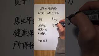 【大公開】2年目薬剤師の冬のボーナス 給料 薬剤師 ボーナス 給与明細 [upl. by Eentroc]