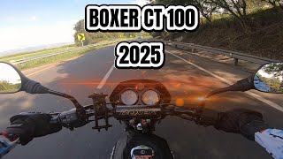 TEST DRIVE BOXER CT 100 2025  TODO LO QUE NECESITAS SABER [upl. by Ahsuoj]