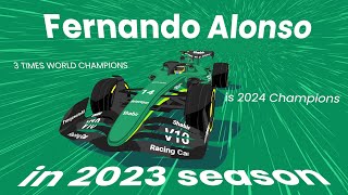 Fernando Alonso in 2023 Formula 1 season fernandoalonso [upl. by Sigismondo]