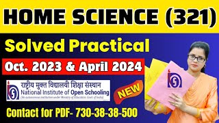 nios 12th home science practical file 2023  nios 12th home science practical file 202324 [upl. by Ameekahs]