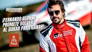 🏁 DAKAR ¡Fernando Alonso promete volver para ganar [upl. by Ralf]