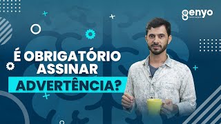 🔵 É OBRIGATÓRIO ASSINAR ADVERTÊNCIA  Genyo [upl. by Anaujahs977]