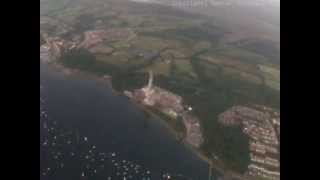 Inverkip Power Station  chimney death from a birds eye view [upl. by Denten]