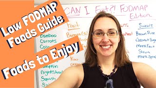 LOW FODMAP Foods  What CAN I Eat w Free PDF Download [upl. by Hallie]