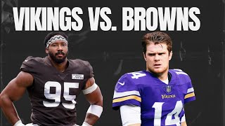 Bryant Mckinnie  Browns vs Vikings Preseason Matchup and JJ Mccarthys injury [upl. by Sluiter]