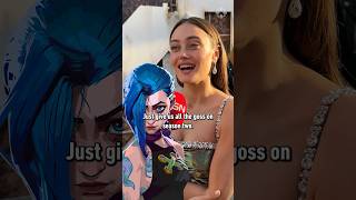 Fallout star Ella Purnell voices Jinx in Arcane and is tightlipped about S2 fallout tv arcane [upl. by Assillem]