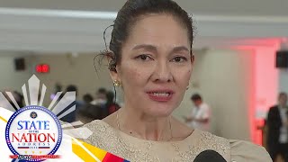 WATCH PH Senator Risa Hontiveros reacts to Marcos 3rd SONA  ANC [upl. by Eerahc]