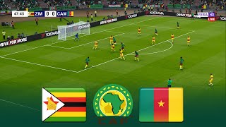 LIVE 🔴 ZIMBABWE vs CAMEROON  Africa Cup of Nations 2025 Qualifiers  eFootball Gameplay [upl. by Enirbas952]