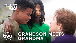 Grandson Meets Grandma For The First Time  Relative Race  BYUtv [upl. by Elehcor]