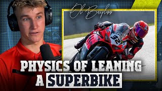 How does a MotoGP bike lean without crashing  Ducati rider Oli Bayliss explains  Gypsy Tales [upl. by Wakefield]