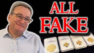 Fake “Certified” Gold Coins DISCOVERED at Coin Shop WOW [upl. by Ling]