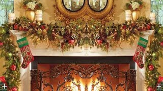 2017 Christmas Mantel Decorations Garland 4 [upl. by Assej]