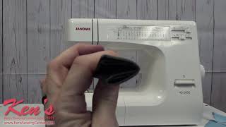 Janome HD5000 Heavy Duty Sewing Machine Demonstration by Kens Sewing Center in Muscle Shoals AL [upl. by Ymorej]