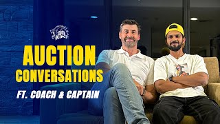 🦁 AUCTION EXCLUSIVE  IPL Auction Memories and Strategy Revealed ft Coach Flem and Captain Rutu [upl. by Dominus847]