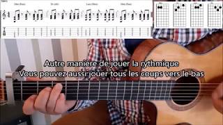 La lettre Renan Luce  Tuto guitare Tabs [upl. by Uela]