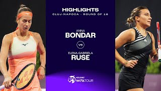 Anna Bondar vs ElenaGabriela Ruse  2023 ClujNapoca Round of 16  WTA Match Highlights [upl. by Medrek]