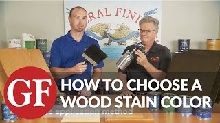 6 Steps To Choosing Wood Stain Colors  General Finishes [upl. by Assenav]