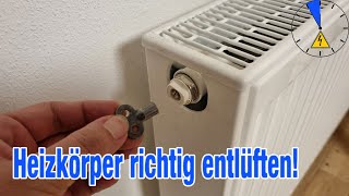 Heizung richtig entlüften in 60 Sekunden [upl. by Amees]