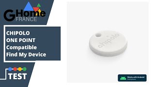 Chipolo One Point le tracker ultime compatible Google Assistant [upl. by Anaillil]