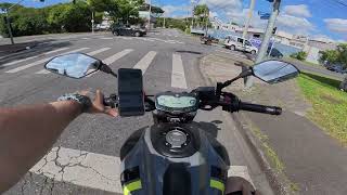 Pov Yamaha mt07 com os pneus novos pilot road 6 [upl. by Ititrefen142]