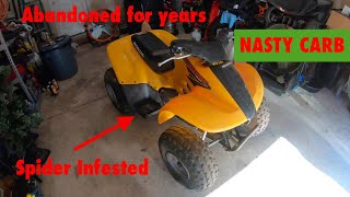 I bought a super cheap Honda TRX 90  Will it run [upl. by Ahsircal956]