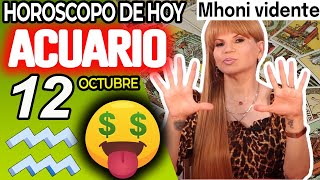 💸TE LLEGA UNA IMPORTANTE SUMA DE DINERO🤑 Acuario ♒ MONHI VIDENTE 🔮 Horoscopo De 12 De Octubre 2024 [upl. by Nosaes99]