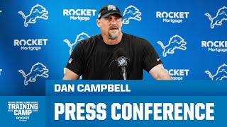 Dan Campbell Press Conference  July 31 2024 [upl. by Oinotnaesoj]