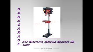 042 Wiertarka kolumnowa Airpress 221600 [upl. by Juna]