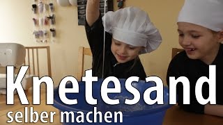 KineticSand Knetesand selber machen [upl. by Nayd]