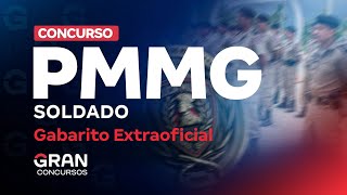 Concurso PM MG Soldado Gabarito Extraoficial [upl. by Merritt]