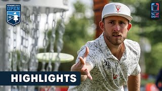 Round 2 Highlights MPO  2024 Dynamic Discs Open [upl. by Celle]