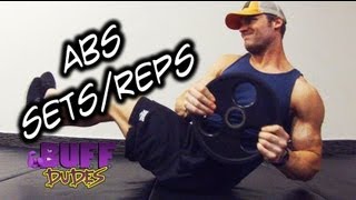 Abs Exercises in Gym with Sets amp Reps [upl. by Anirba320]