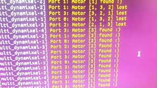 Dynamixel Motor Ros2 package using Pyhton Hotplug capable [upl. by Spiegleman]