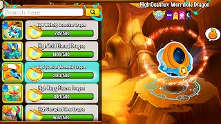 SUMMON VIP HIGH QUANTUM WORMHOLE THỨ 2 CHUẨN BỊ 5 SAO TRONG DRAGON CITY [upl. by Yevi]