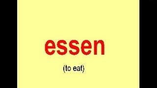 Irregular Verb of The Day quotessenquot to eat [upl. by Elladine]