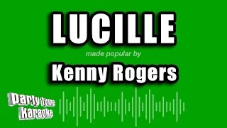 Kenny Rogers  Lucille Karaoke Version [upl. by Enomal]