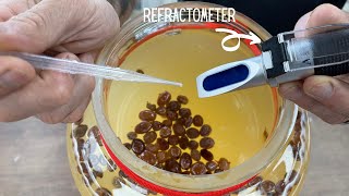 Refractometer How to Use for Specific Gravity in Mash [upl. by Blakely]