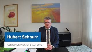 Videobotschaft Oberbürgermeister Hubert Schnurr Stadt Bühl [upl. by Nylirret]