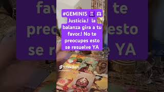 GEMINIS ♊ ⚖ Justicia la balanza gira a tu favor No te preocupes esto se resuelve YA [upl. by Marks]