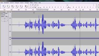 Audacity Aufnahme und Bearbeitung Teil 12 [upl. by Htezil]