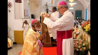 short Pallium to our Archbishop by His Grace Most Rev Dr Leopoldo Girelli the Apostolic Nuncio [upl. by Mays670]