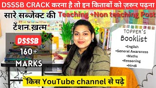 DSSSB BEST BOOKS📚Yt Channel📺FOR PYQ amp PRACTICE dsssb dsssbnotice bestbooks dsssbnews ctet [upl. by Amisoc946]