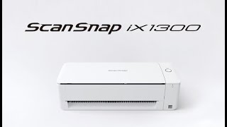 Introducing the ScanSnap iX1300 [upl. by Ettebab406]