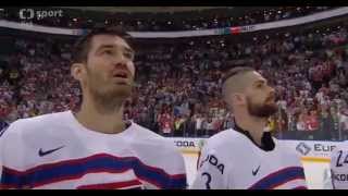 Czech Republic National Anthem on IIHF World Championship 2015 [upl. by Nnalyrehc506]