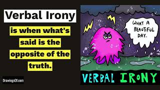 3 Types of Irony Illustrated and Explained [upl. by Flight]