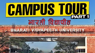 BHARATI VIDYAPEETH UNIVERSITY ENGINEERING CAMPUS TOUR VLOG  bharatividyapeeth campustour PART 1 [upl. by Cacia]