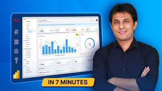 How to create Power BI Dashboard Report in 7 Minutes  PavanLalwani [upl. by Malca]