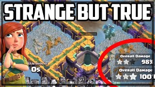 Strange But TRUE 98 3Star in Clash of Clans [upl. by Sinclare530]