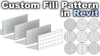 Custom Fill Pattern in Revit Tutorial [upl. by Lauzon88]