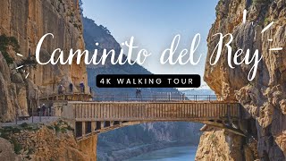 Hiking Caminito del Rey Malaga Spain  Most dangerous hike Spain  Malaga Walking Tour 4k [upl. by Attenor]